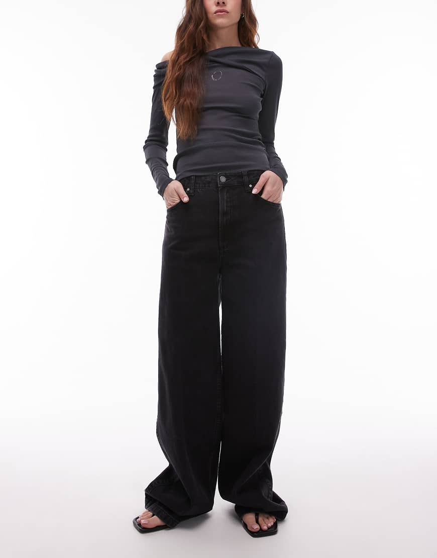 Mango - Brigitte - Gerade geschnittene Jeans ohne Stretch in Schwarz Mango - Brigitte - Gerade geschnittene Jeans ohne Stretch in Schwarz von Mango