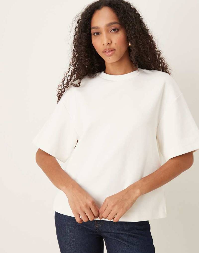 Mango - Capsule - Schweres T-Shirt in Weiß von Mango