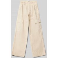 Mango Cargohose mit Eingrifftaschen in Ecru, Größe 164 von Mango