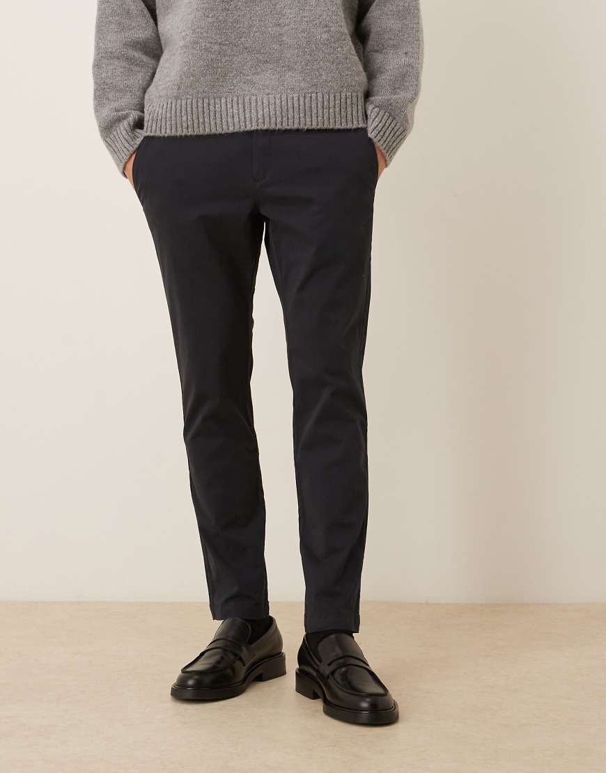 Mango - Chinohose aus Baumwollmix in Marineblau von Mango