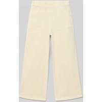 Mango Cordhose mit elastischem Bund Modell 'lula' in Ecru, Größe 128 von Mango