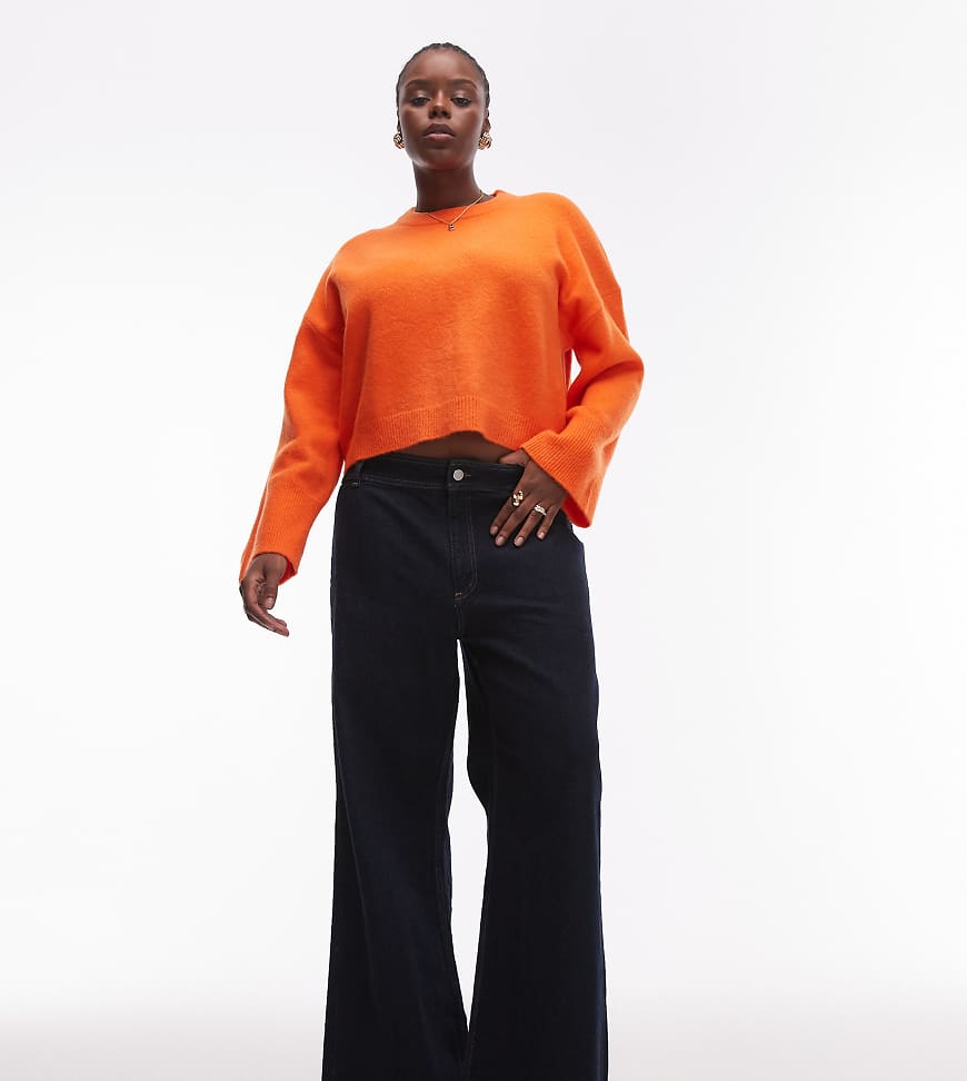 Mango - Catherin - Jeans in Indigoblau mit weitem Bein Mango - Catherin - Jeans in Indigoblau mit weitem Bein von Mango