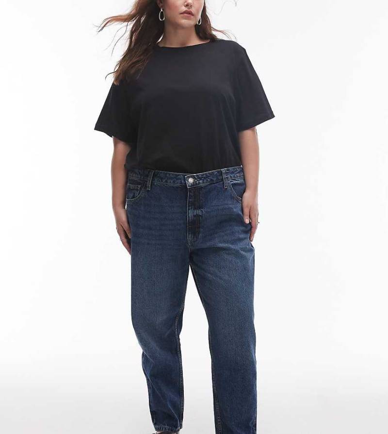 Mango - Mom2000 - Jeans in Mittelblau von Mango