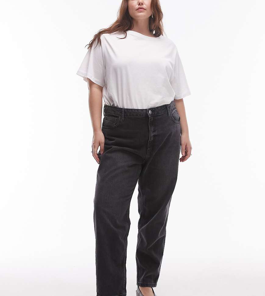 Mango Curve - Mom2000 - Jeans in Schwarz von Mango