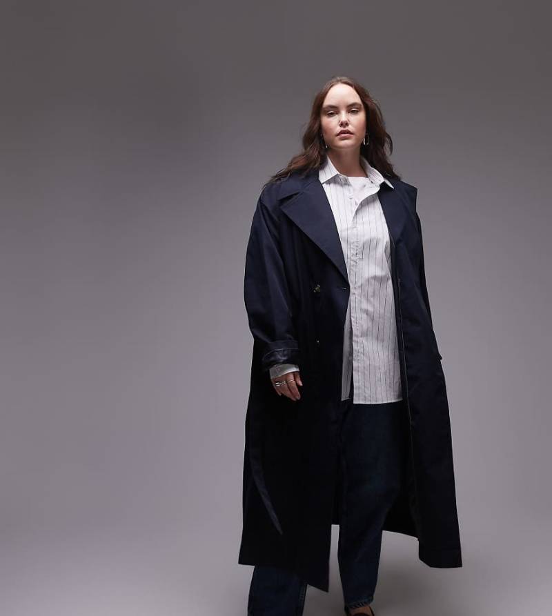 Mango Curve - Trenchcoat in Schwarz von Mango