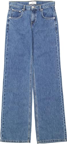 Mango Damen Jeanshose 'Eloise', blau (DE/NL/SE/PL, Numerisch, 38, Regular, Regular, Blau) von Mango