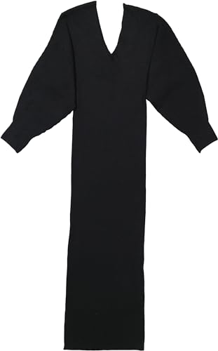 Mango Damen Vestido 425Nibia Strickkleid schwarz (DE/NL/SE/PL, Alphanumerisch, S, Regular, Regular) von Mango