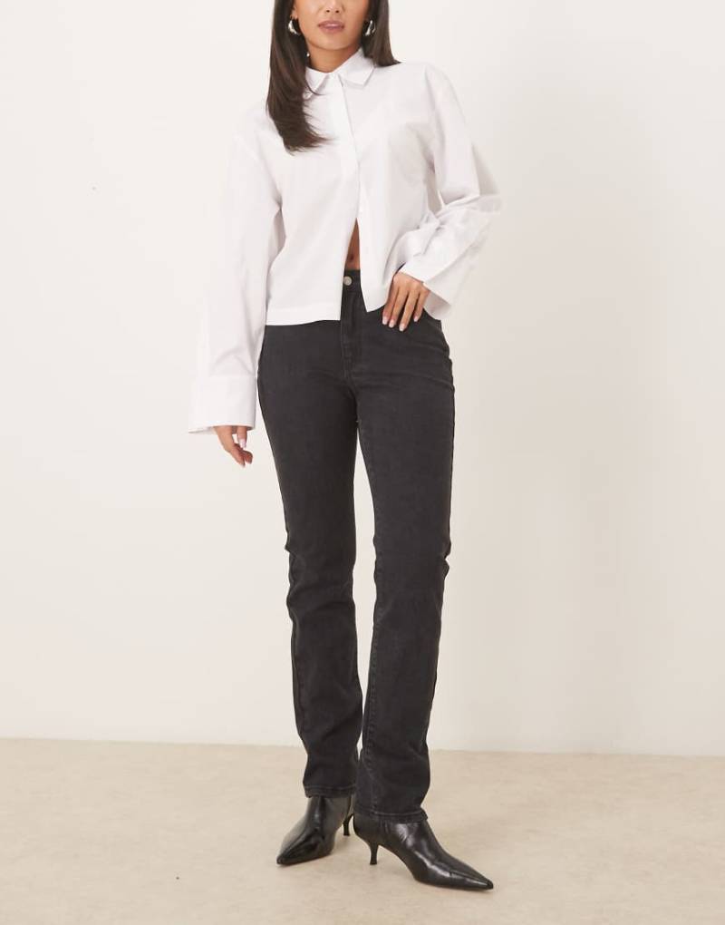 Mango - Delia - Slim-Fit-Jeans aus reiner Baumwolle in Schwarz von Mango