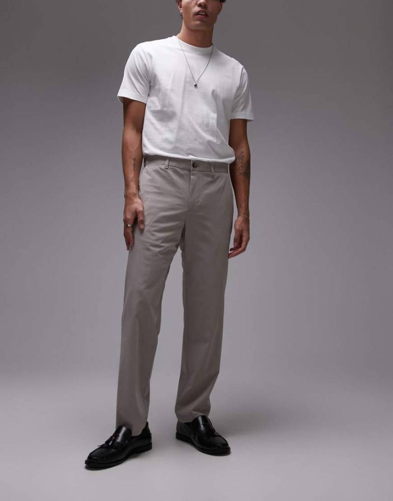 Mango - Elegante Hose in Beige mit elastischem Bund-Neutral von Mango