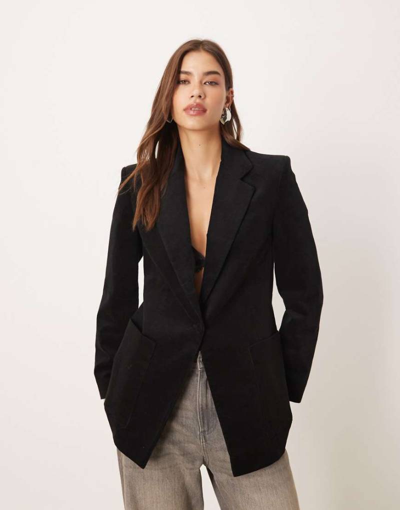 Mango - Eleganter Blazer in Schwarz von Mango
