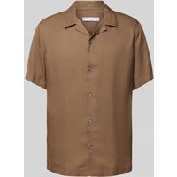 Mango Freizeithemd mit Knopfleiste Modell 'malaga' in Mittelbraun, Größe XL Mango Freizeithemd mit Knopfleiste Modell 'malaga' in Mittelbraun, Größe XL von Mango