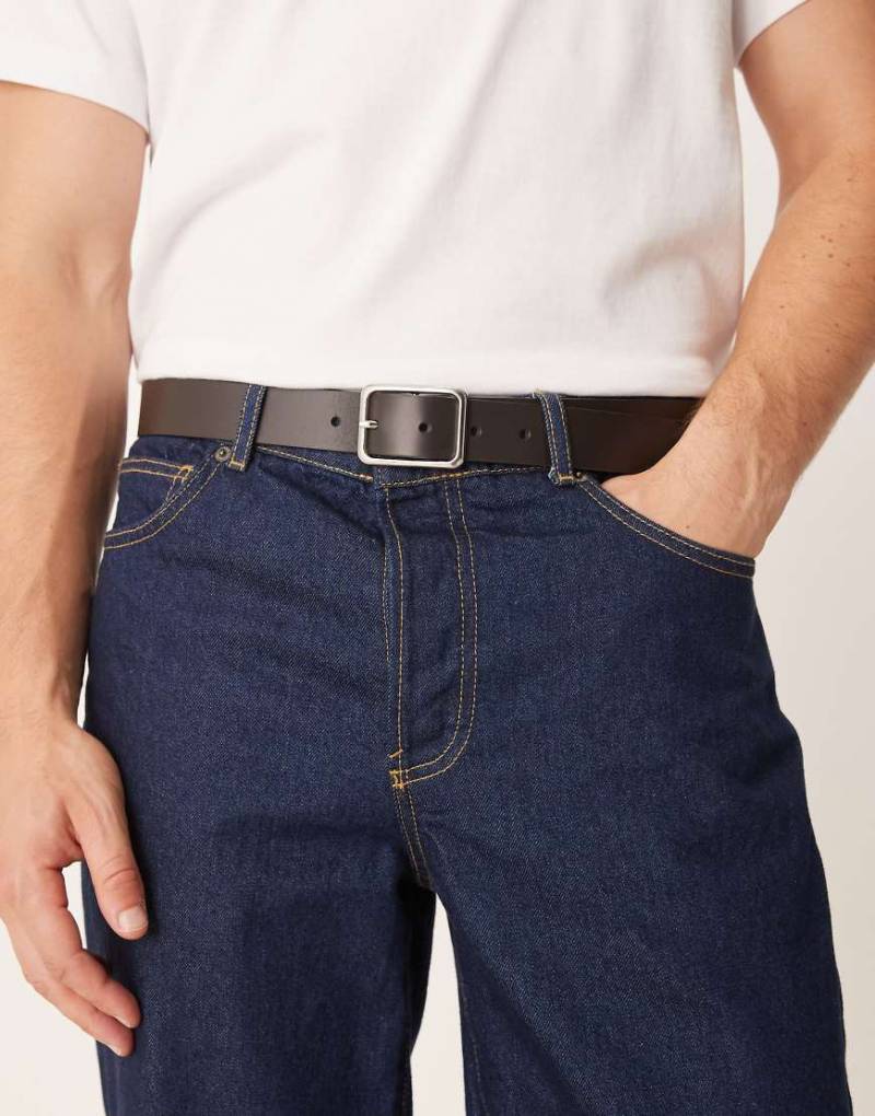 Mango - Gürtel aus Leder in Braun von Mango