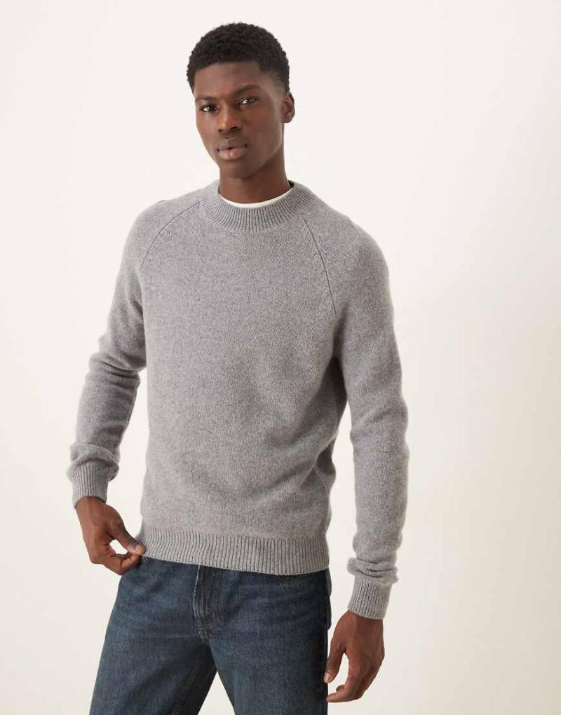 Mango - Hochwertiger Pullover aus 100% Wolle in Grau von Mango