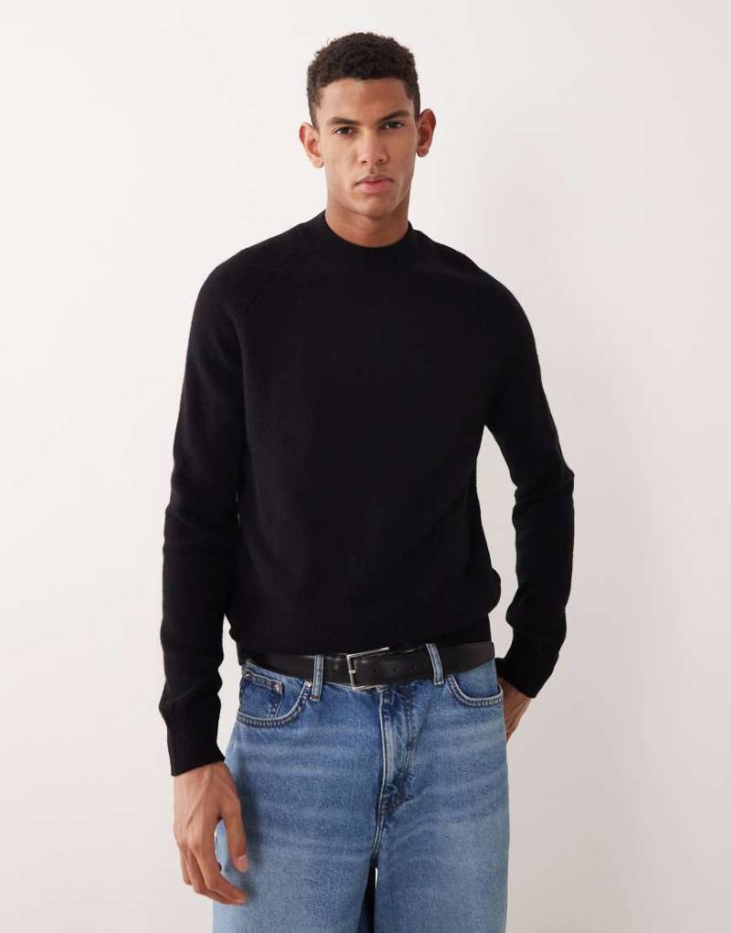 Mango - Hochwertiger Pullover aus 100% Wolle in Schwarz von Mango