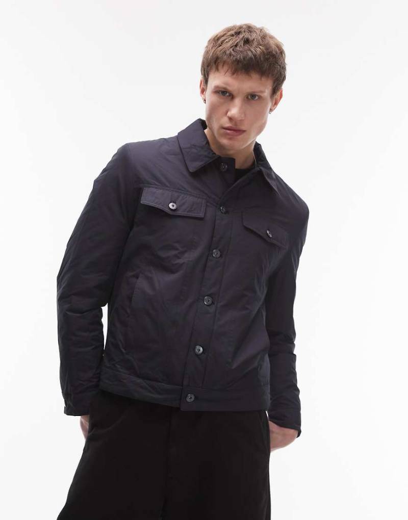 Mango - Jacke im Western-Stil in Marineblau von Mango