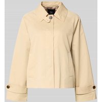 Mango Jacke mit Eingrifftaschen Modell 'NEWLIPA' in Beige, Größe M von Mango