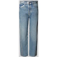 Mango Jeans im Used-Look Modell 'NICOLA' in Bleu, Größe 38 von Mango