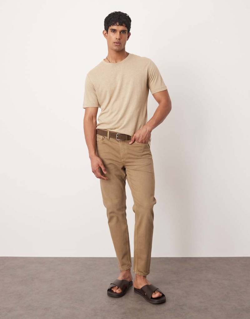 Mango - Benc - Barrel-Jeans in Braun von Mango