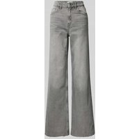 Mango Jeans mit 5-Pocket-Design Modell 'DANILA' in Hellgrau, Größe 34 von Mango