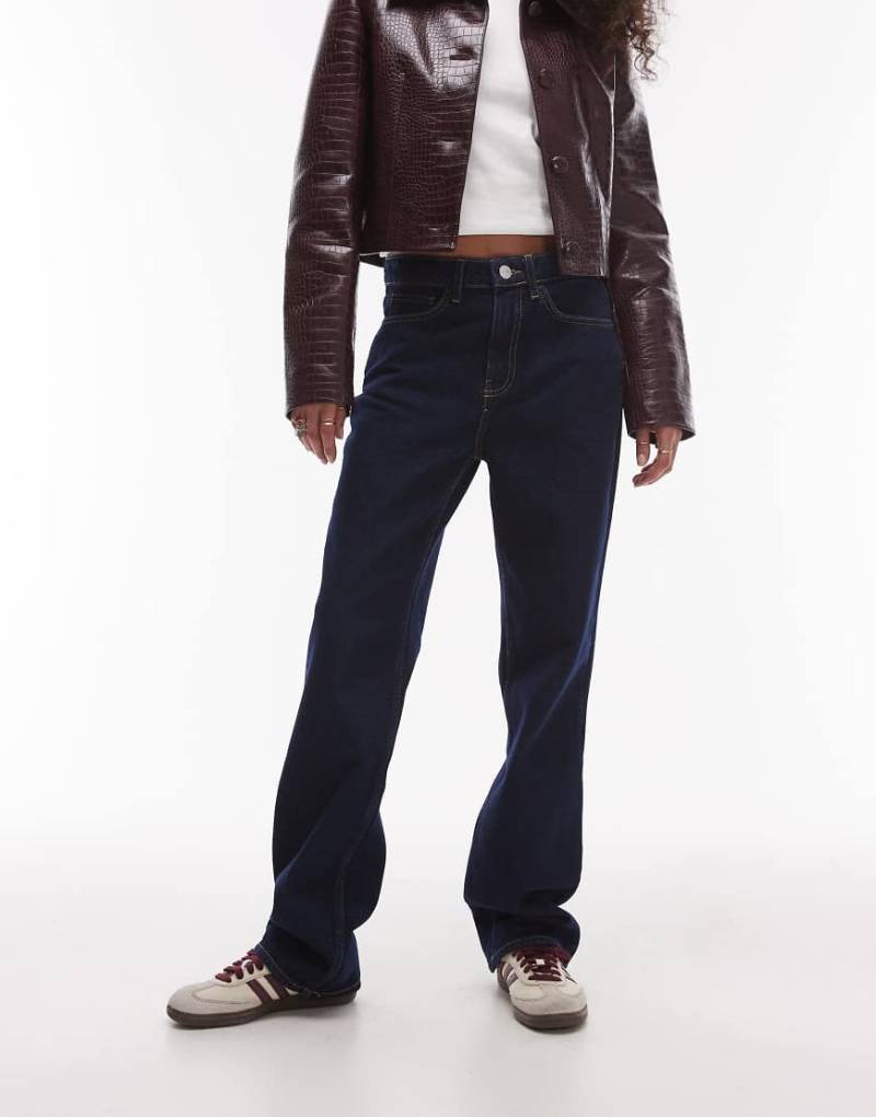 Mango - Matilda - Jeans in Dunkelblau mit geradem Bein von Mango