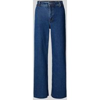 Mango Jeans mit weitem Bein und Fransen Modell 'CATHERIN' in Jeansblau, Größe 42 Mango Jeans mit weitem Bein und Fransen Modell 'CATHERIN' in Jeansblau, Größe 42 von Mango