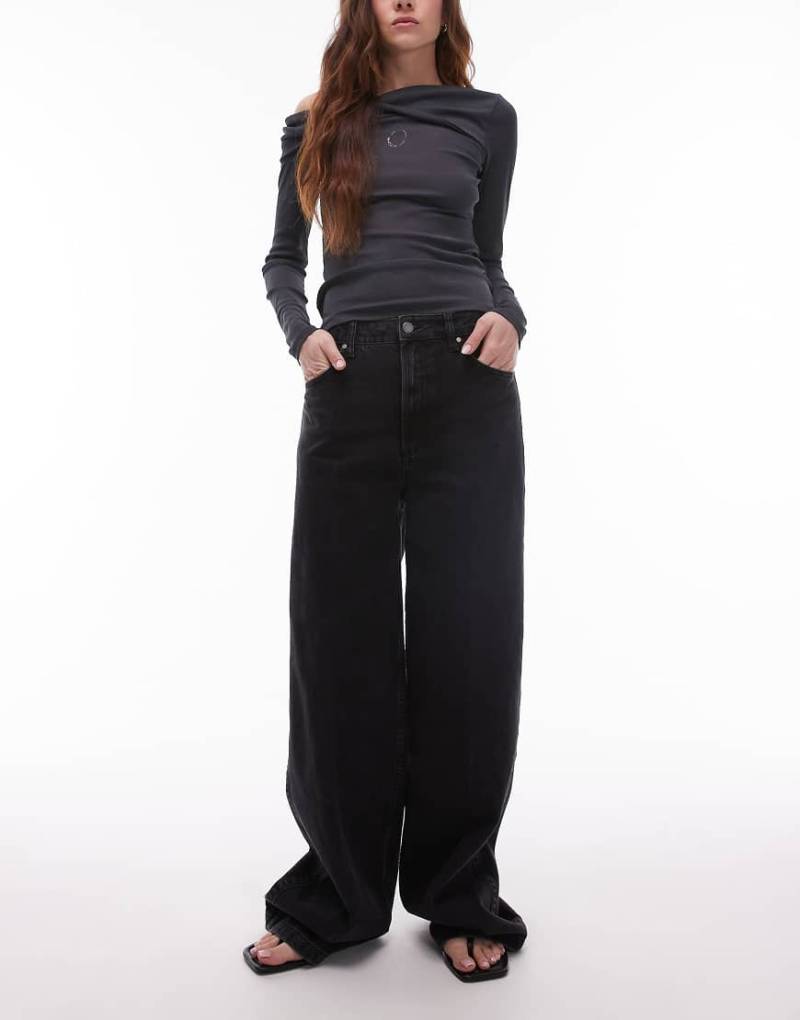 Mango - Brigitte - Gerade geschnittene Jeans ohne Stretch in Schwarz von Mango