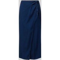 Mango Jeansrock mit Knotendetail Modell 'MILOS' in Jeansblau, Größe XS von Mango