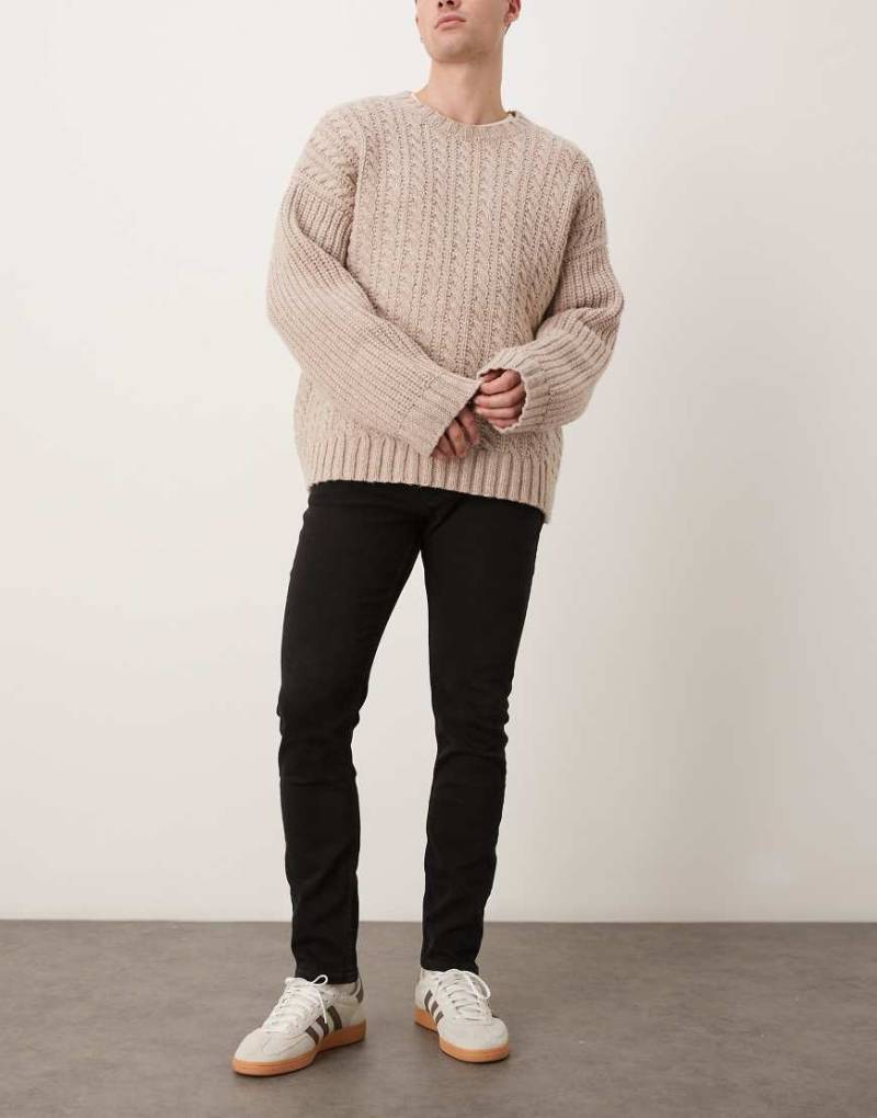 Mango - Jude - Jeans aus Baumwolle in Schwarz mit schmalem Schnitt von Mango