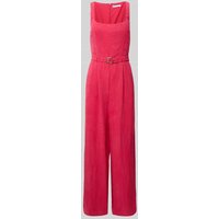 Mango Jumpsuit mit Taillengürtel Modell 'LIONELA' in Rot, Größe S von Mango
