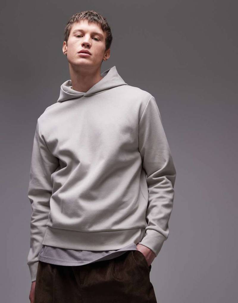 Mango - Kapuzenpullover in Steinbeige-Neutral von Mango