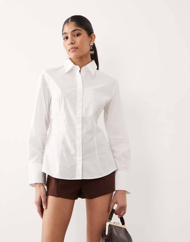 Mango - Klassische Hemdbluse in Weiß von Mango