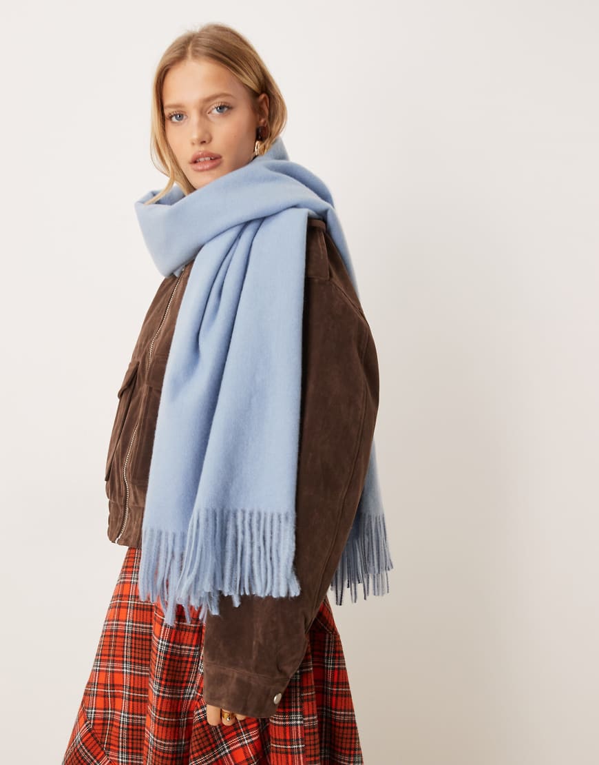 Mango - Klassischer Schal in Himmelblau von Mango