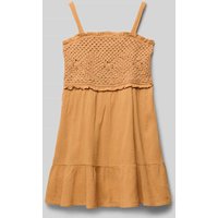 Mango Kleid mit Spaghettiträgern Modell 'marcela' in Terra, Größe 128 von Mango