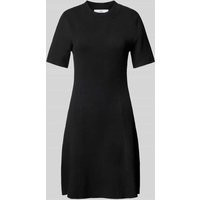 Mango Knielanges Kleid mit Rundhalsausschnitt Modell 'DOMINO' in Black, Größe M von Mango