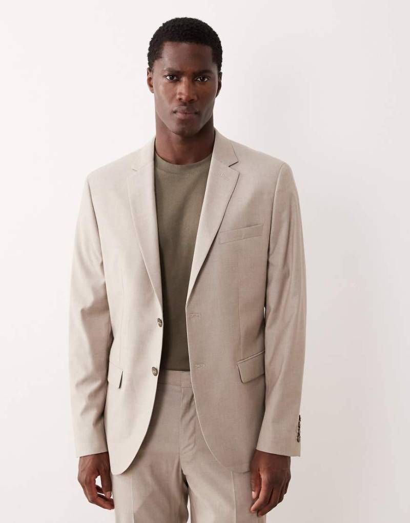 Mango - Körperbetonter Blazer in Beige, Kombiteil-Neutral von Mango