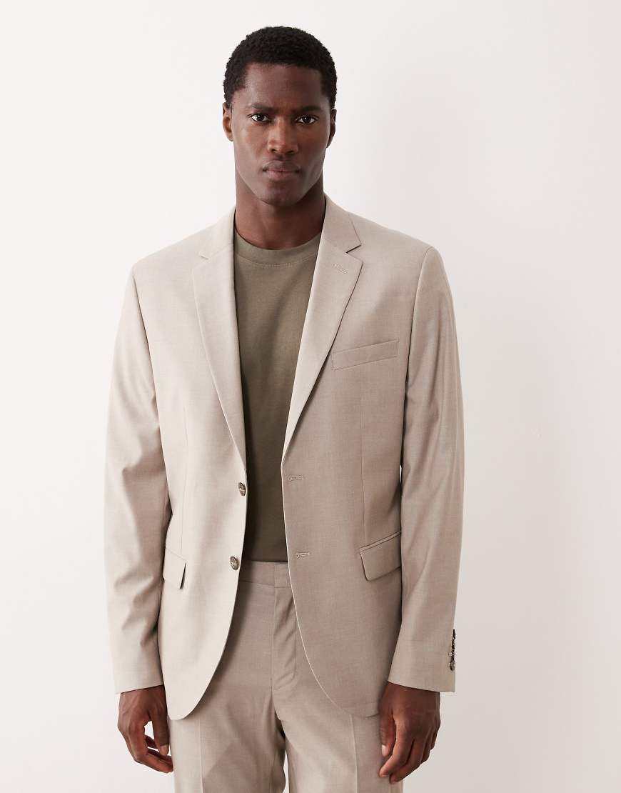 Mango - Körperbetonter Blazer in Beige, Kombiteil-Neutral von Mango