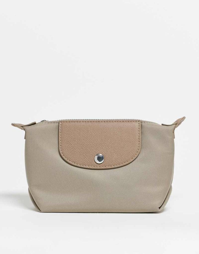 Mango - Kosmetiktasche in Pilzbraun-Brown von Mango