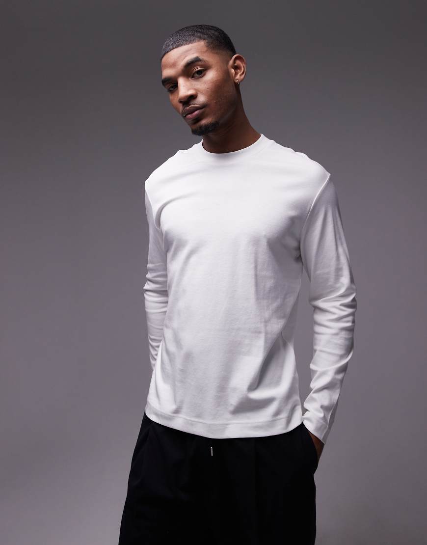 Mango - Langärmliges Shirt in Weiß von Mango