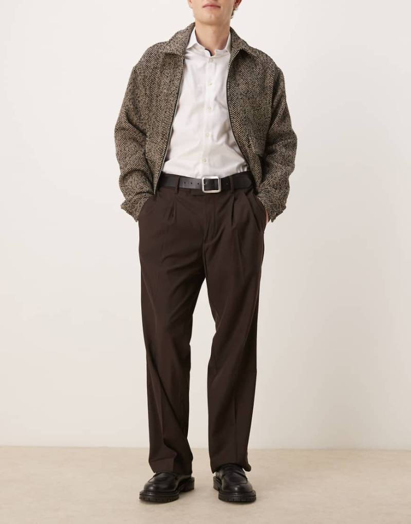 Mango - Legere, elegante Hose in Braun von Mango