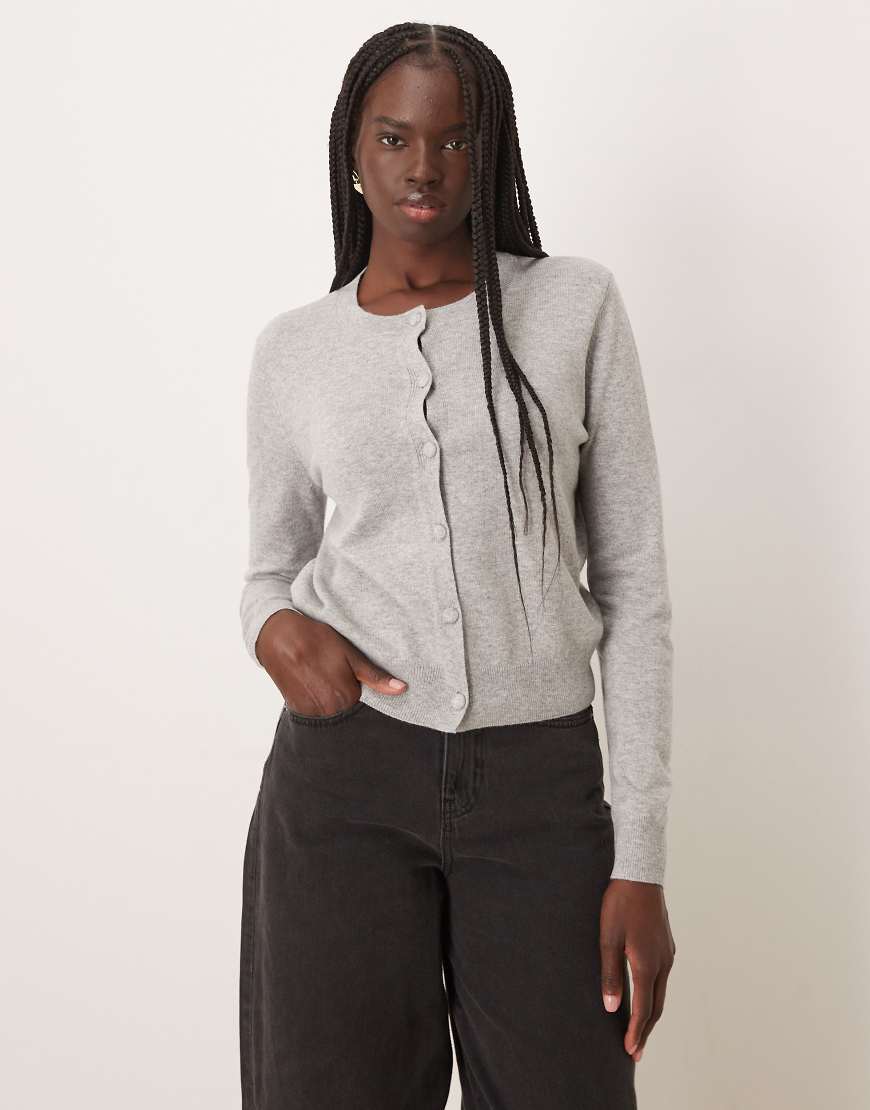 Mango - Leichte Strickjacke in Grau von Mango