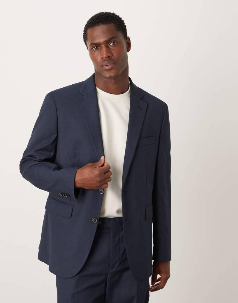 Mango - London - Eleganter Blazer in Marineblau, Kombiteil von Mango