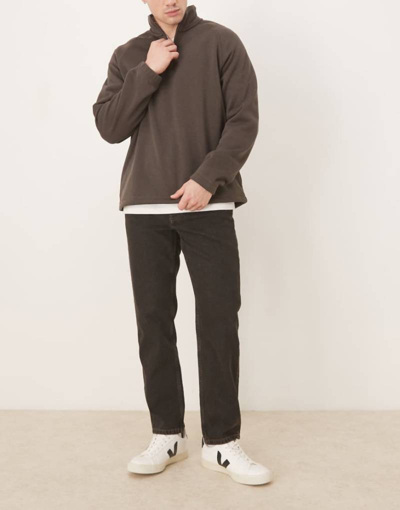 Mango - Lori - Schmal zulaufende Jeans in Braun-Brown von Mango