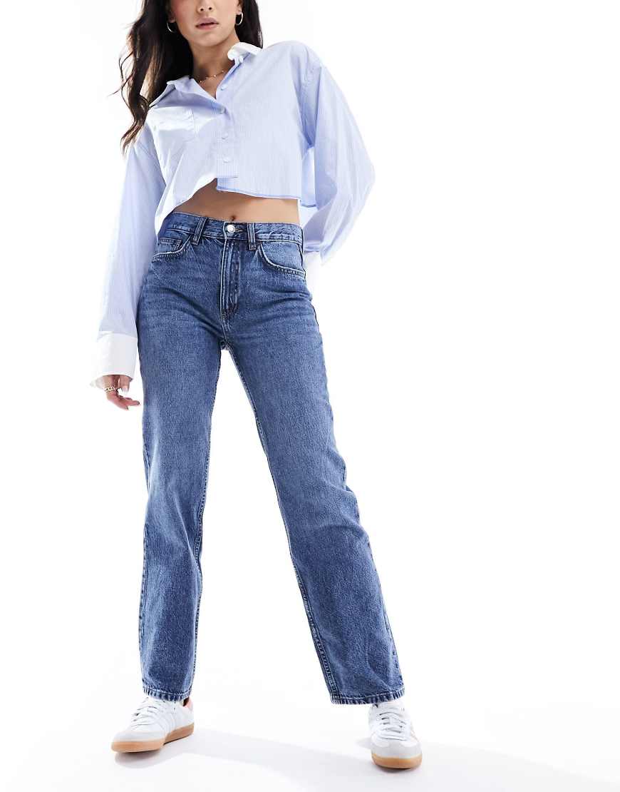 Mango - Matilda - Jeans in Dunkelblau mit geradem Bein von Mango
