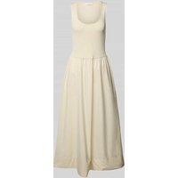 Mango Maxikleid im Stufen-Look Modell 'VALVI' in Offwhite, Größe XL von Mango