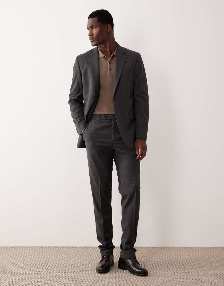 Mango - Miami - Elegante Slim Fit Hose in Anthrazit, Kombiteil-Grau von Mango
