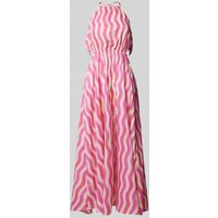 Mango Midikleid mit Neckholder Modell 'IBIZA' in Pink, Größe M von Mango