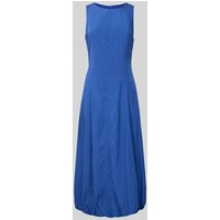 Mango Midikleid mit Rundhalsausschnitt Modell 'PUMPKIN' in Royal, Größe L von Mango