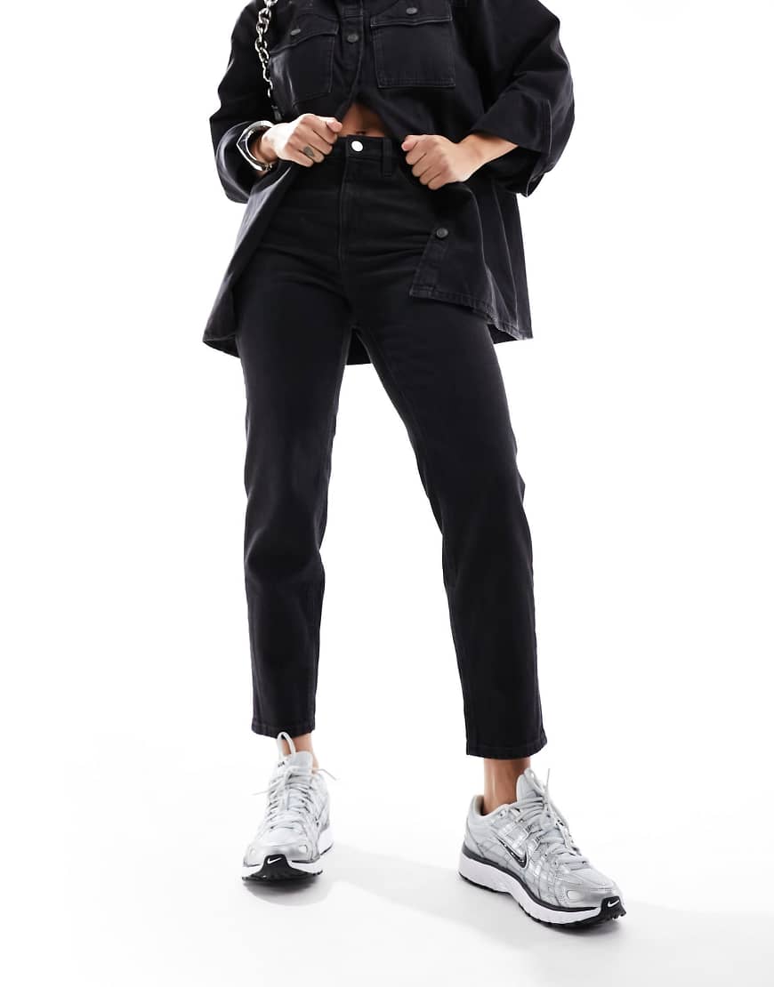 Mango - Newmom - Lockere Jeans in Schwarz von Mango