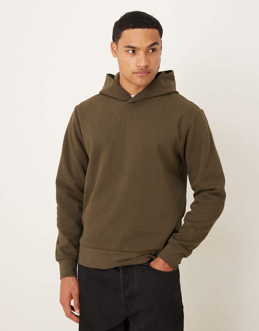 Mango - Oversize-Kapuzenpullover in Olivgrün von Mango