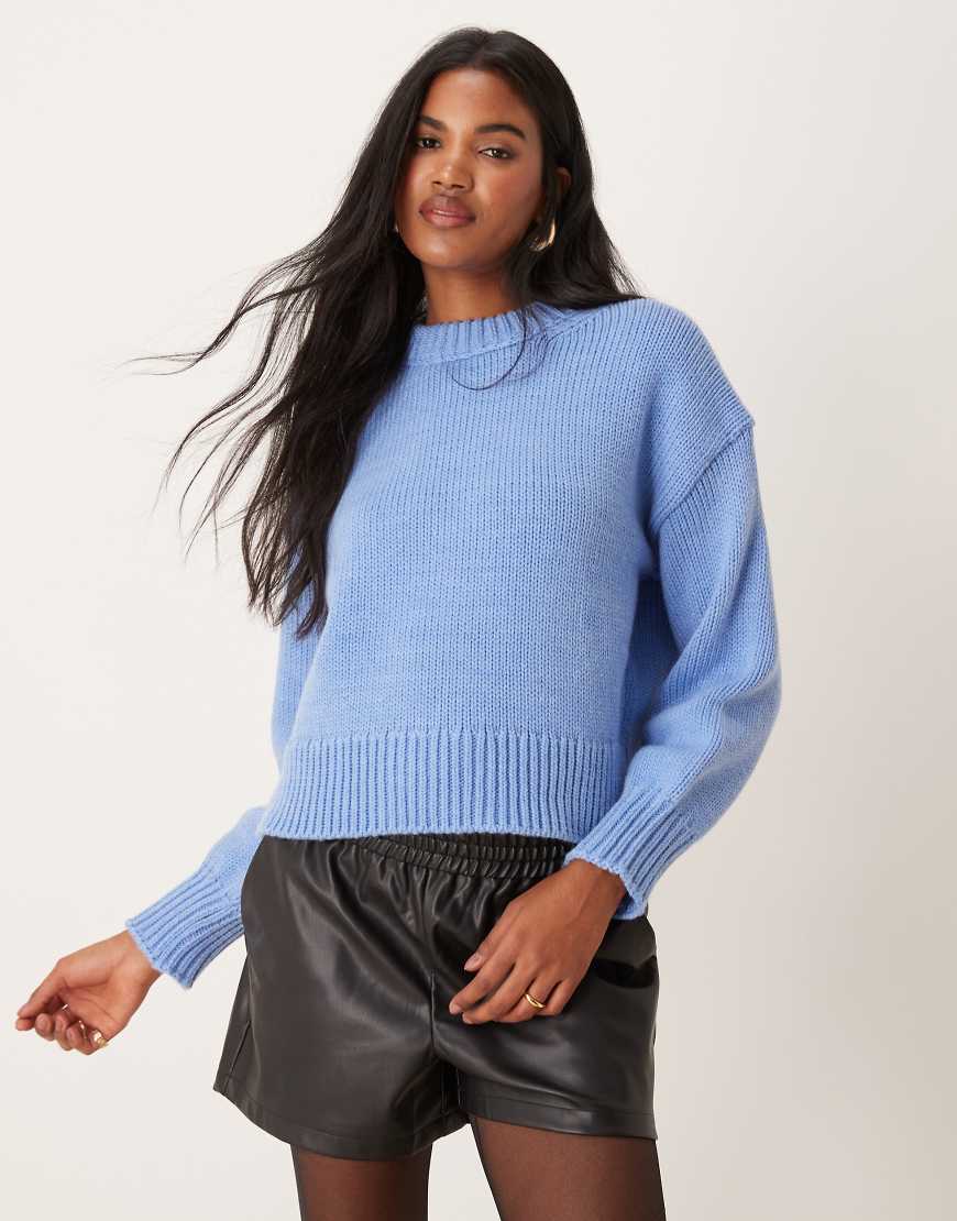 Mango - Oversize-Pullover in Blassblau von Mango